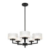 Telbix Lighting Indoor Pendants Moreno Pendant Light 5Lt in Antique Gold, Antique Silver or Black Lights-For-You